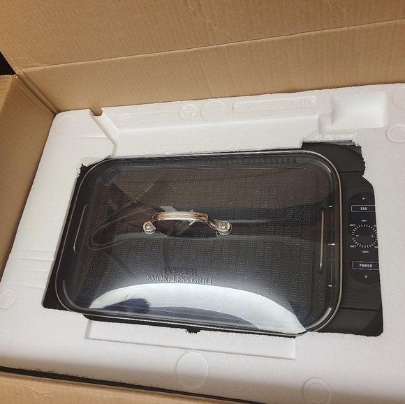 Kitchen Powerxl Smokeless Grill Pro Countertop Indoor Electric Grill
